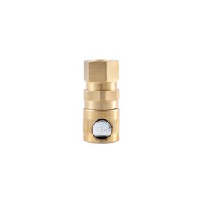 Brass Push-Button Safety Air Quick Coupler Female Socket