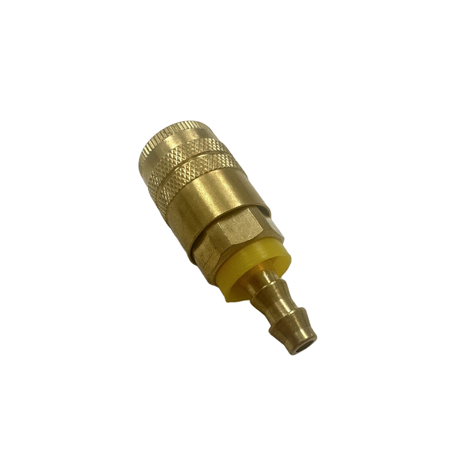 American IM Style Brass Air Hose Quick Coupler With Hose Barb - Image 4