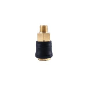 European Type Universal 3 in 1 Brass Air Quick Coupler Male Socket With ABS Sleeve