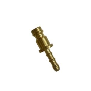 Euro Mini Type Brass Air Quick Coupler Plug With Hose Barb