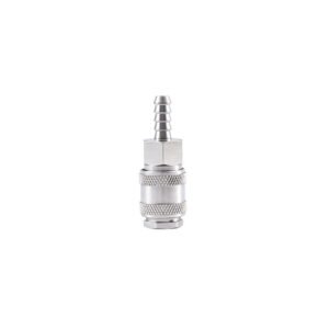European Mini Type Brass Air Quick Coupler Hose Barb Socket
