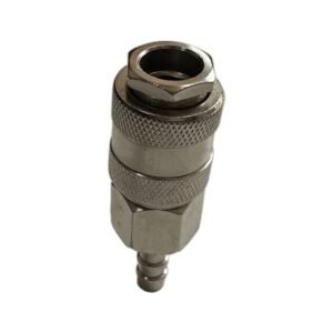 European Universal 3 in 1 Steel Air Quick Coupler With Hose Barb