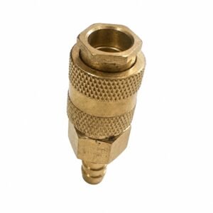European Universal 3 in 1 Brass Air Quick Coupler With Hose Barb
