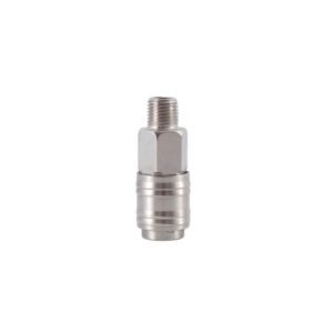 European Universal 3 in 1 Steel Air Quick Coupler Socket With Male Thread