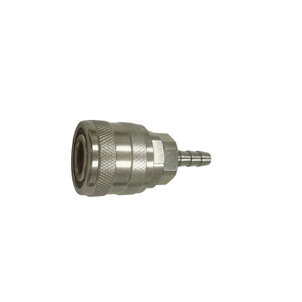 ARO Type Steel Air Hose Quick Coupler Socket With Hose Barb