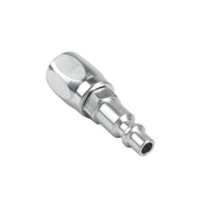 Israel Type Air Quick Connect Plug With Locking Nut Hose Clamp
