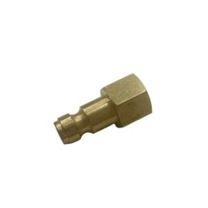 Tru-Flate Style Brass Air Quick Connect Plug with NPT Female Thread
