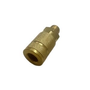 Tru-Flate Style Brass Air Quick Coupler with NPT Male Thread