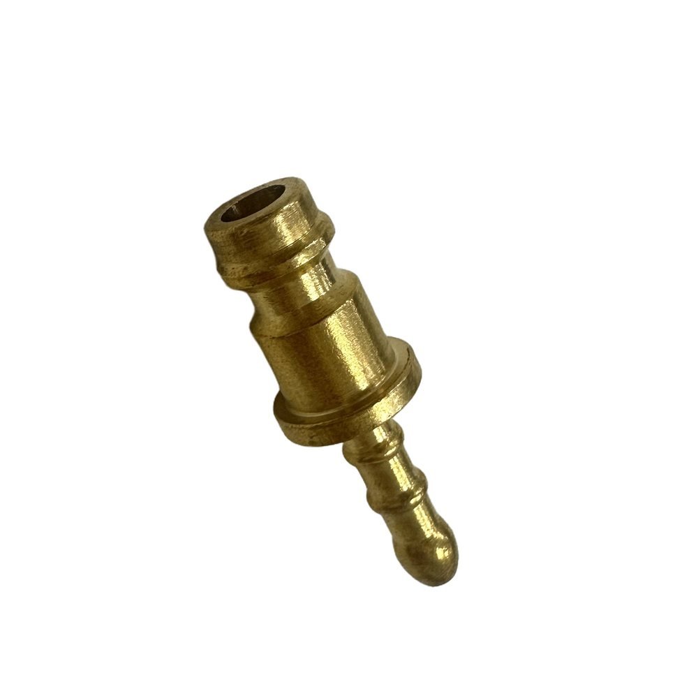 Euro Mini Type Brass Air Quick Coupler Plug With Hose Barb