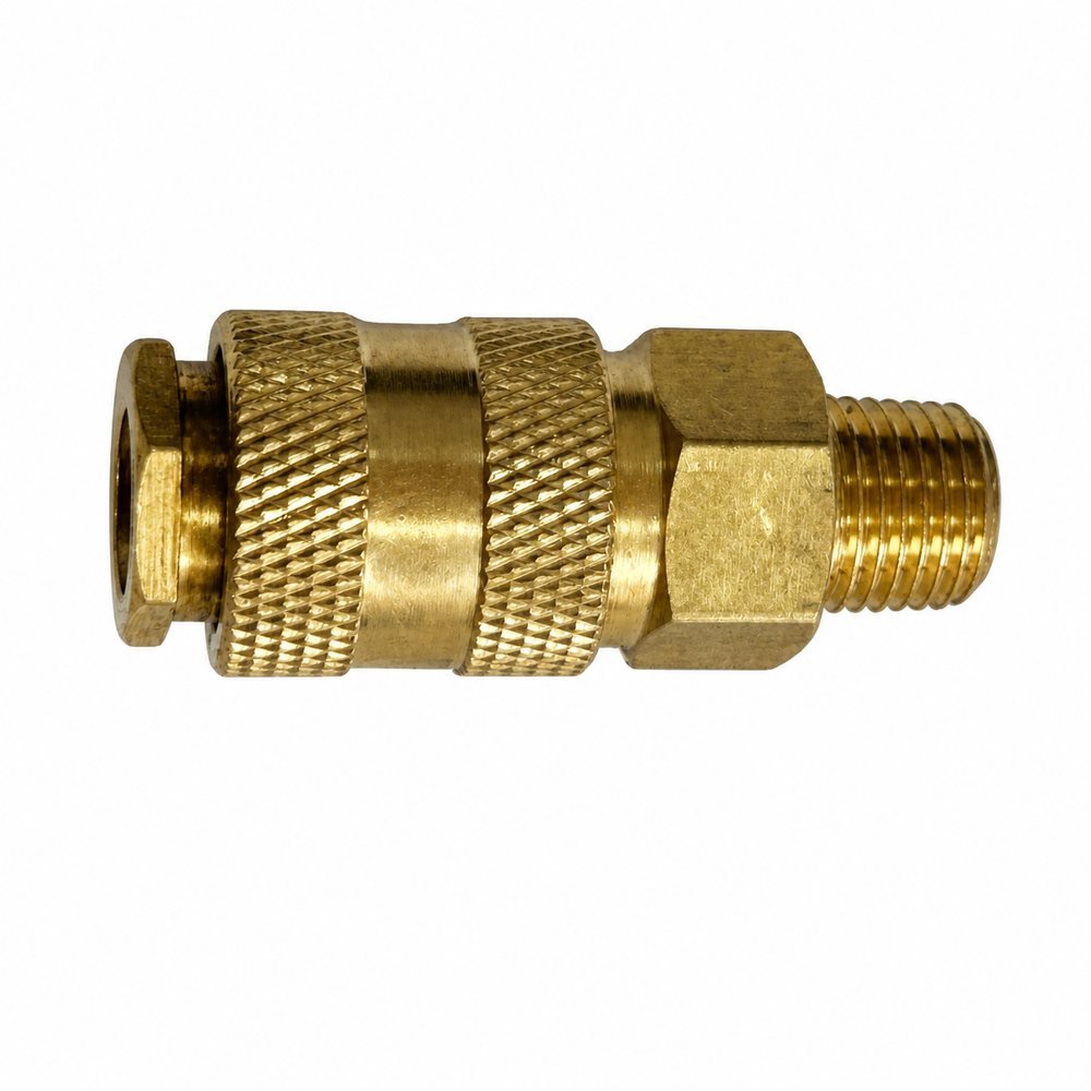 European Universal 3 in 1 Brass Air Quick Coupler With Male Thread