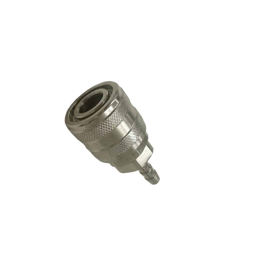 ARO Type Steel Air Hose Quick Coupler Socket With Hose Barb