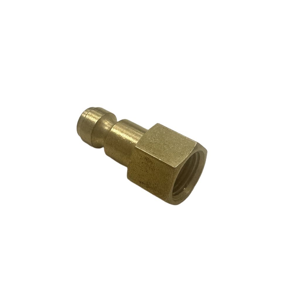 Tru-Flate Style Brass Air Quick Connect Plug with NPT Female Thread