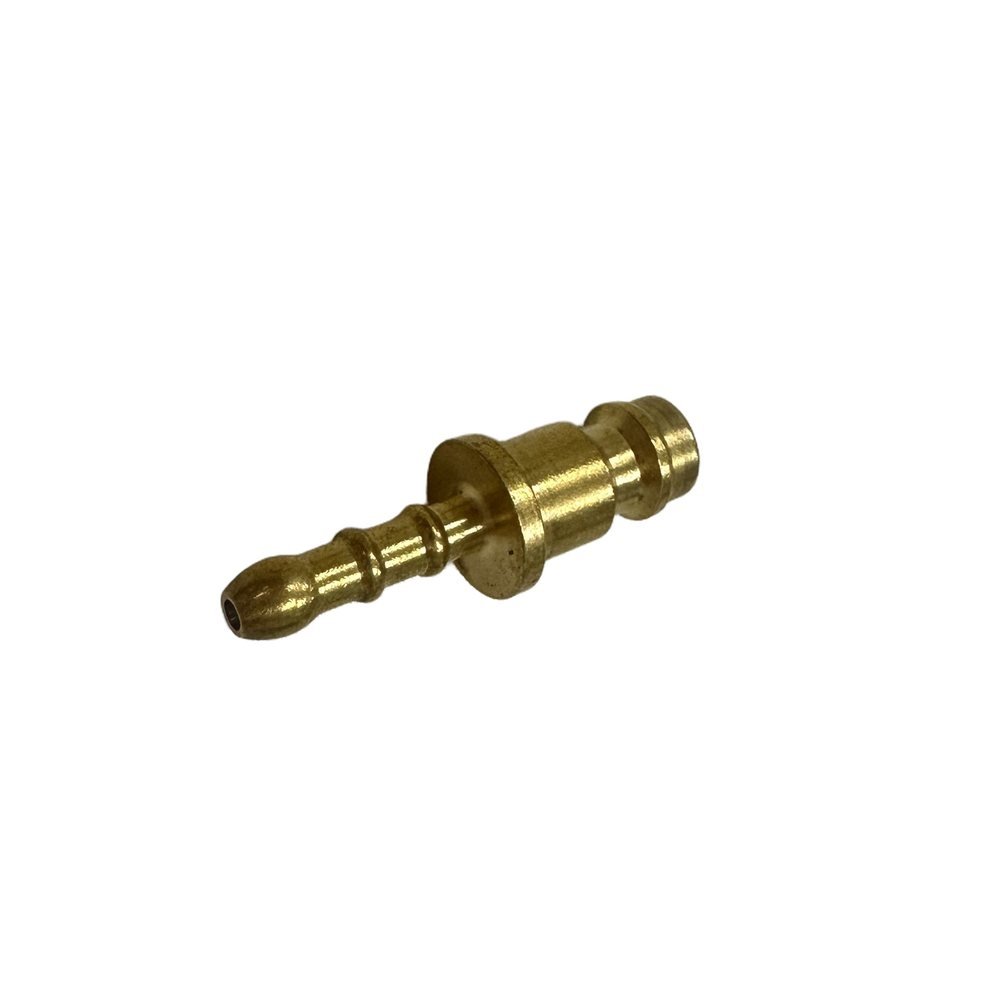 Euro Mini Type Brass Air Quick Coupler Plug With Hose Barb