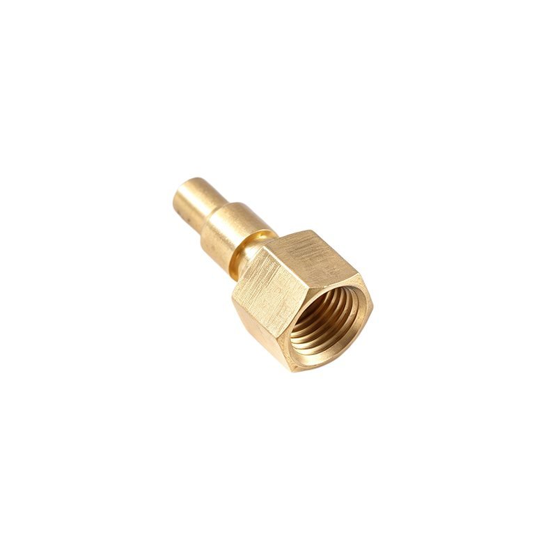 Brass Push-Button Safety Air Quick Connect Female Plug