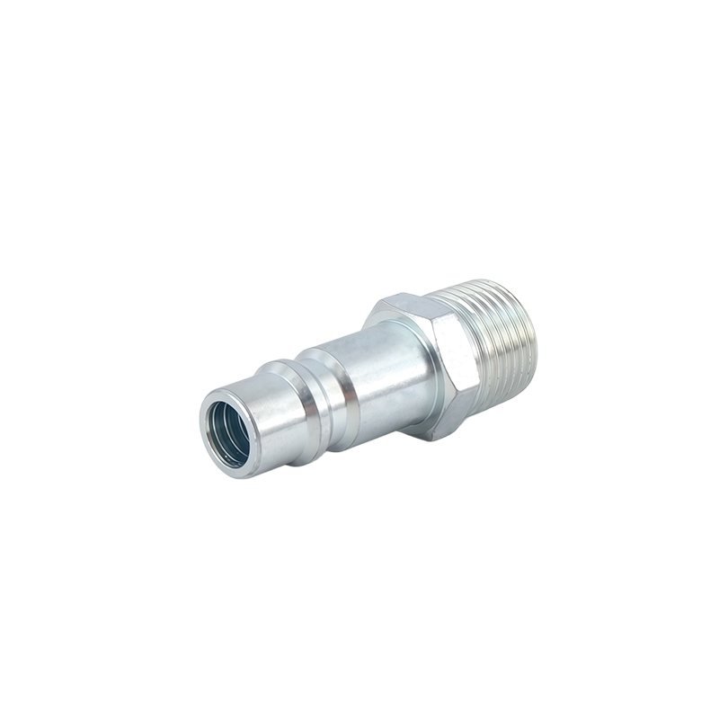 American IM Type High Flow Steel Male Thread Quick Connect Plug