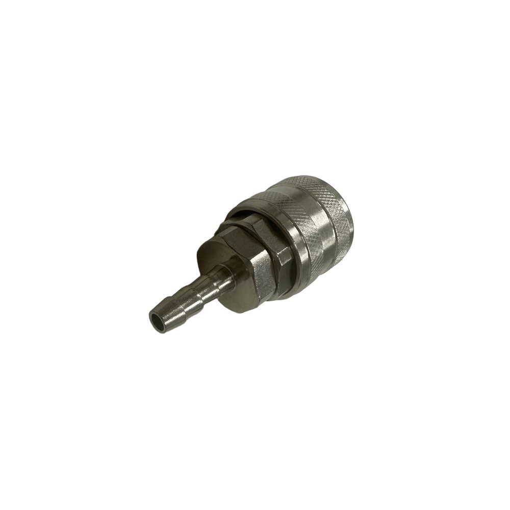 ARO Type Steel Air Hose Quick Coupler Socket With Hose Barb