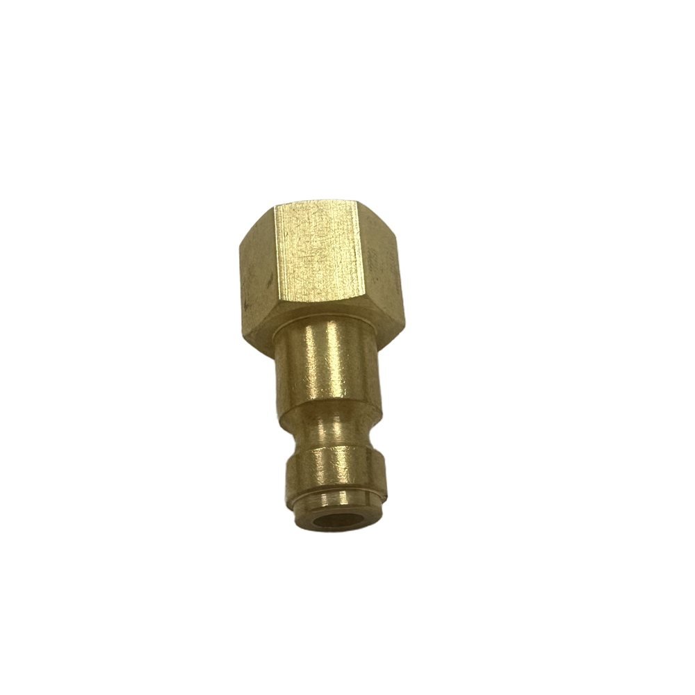 Tru-Flate Style Brass Air Quick Connect Plug with NPT Female Thread