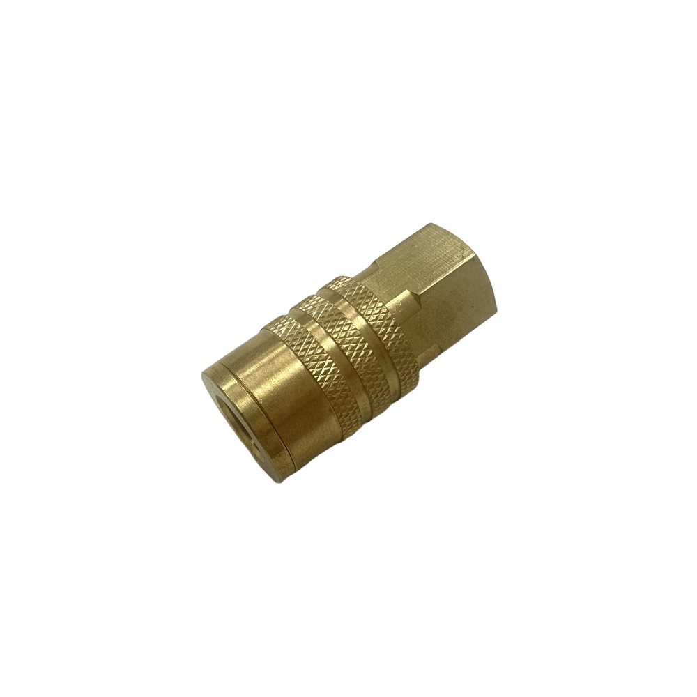 Tru-Flate Brass Air Quick Coupler Socket with NPT Female Thread