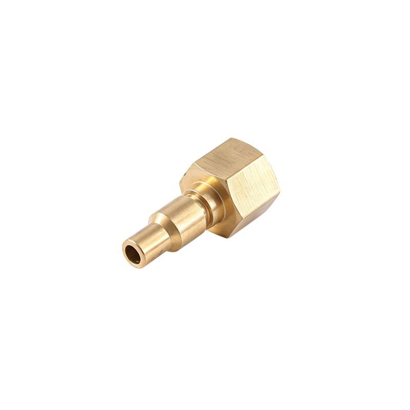 Brass Push-Button Safety Air Quick Connect Female Plug