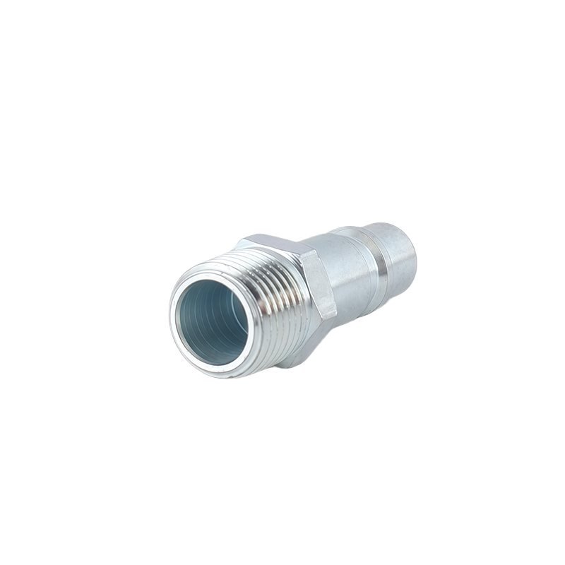American IM Type High Flow Steel Male Thread Quick Connect Plug