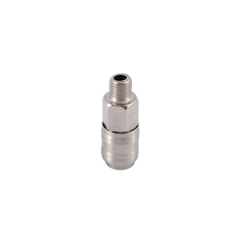 European Universal 3 in 1 Steel Air Quick Coupler Socket With Male Thread