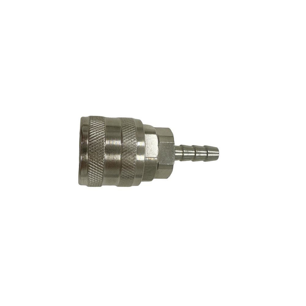 ARO Type Steel Air Hose Quick Coupler Socket With Hose Barb