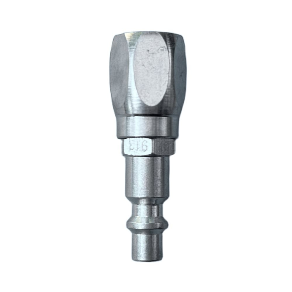 Israel Type Air Quick Connect Plug With Locking Nut Hose Clamp