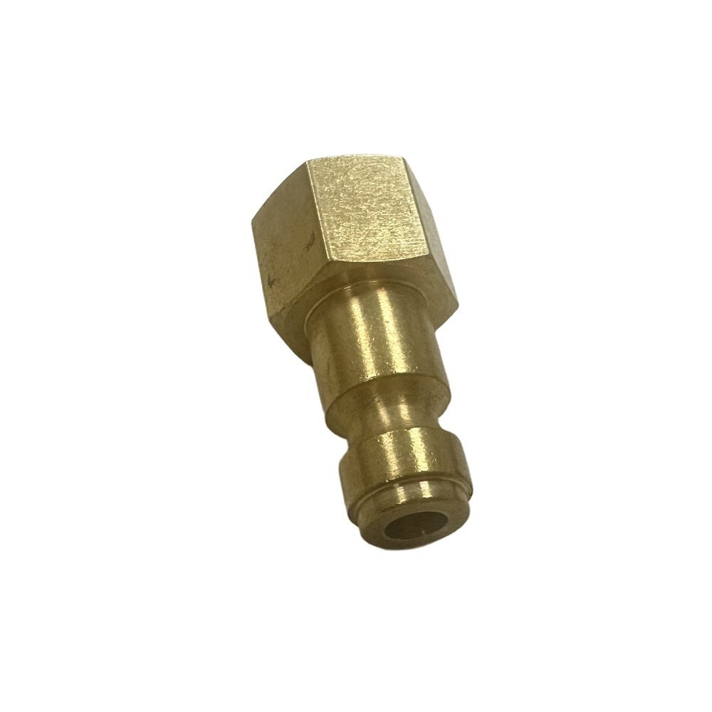 Tru-Flate Style Brass Air Quick Connect Plug with NPT Female Thread