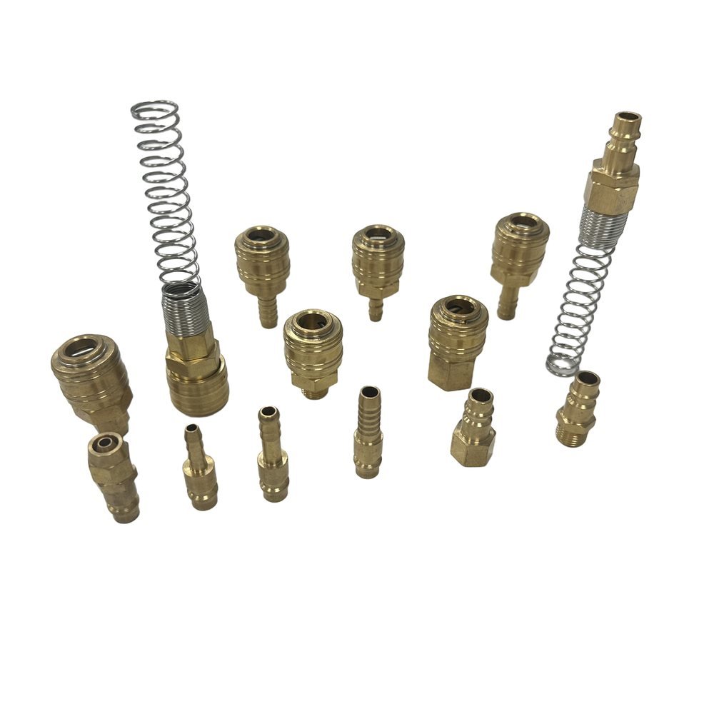 Euro Style Germany Type Brass Air Quick Plug With Locking Nut DN 7.2