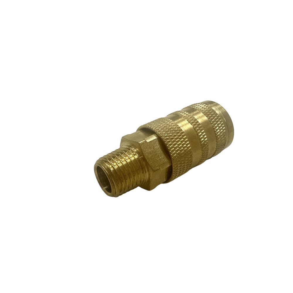 American IM Style Brass Air Quick Coupler Male Thread Socket