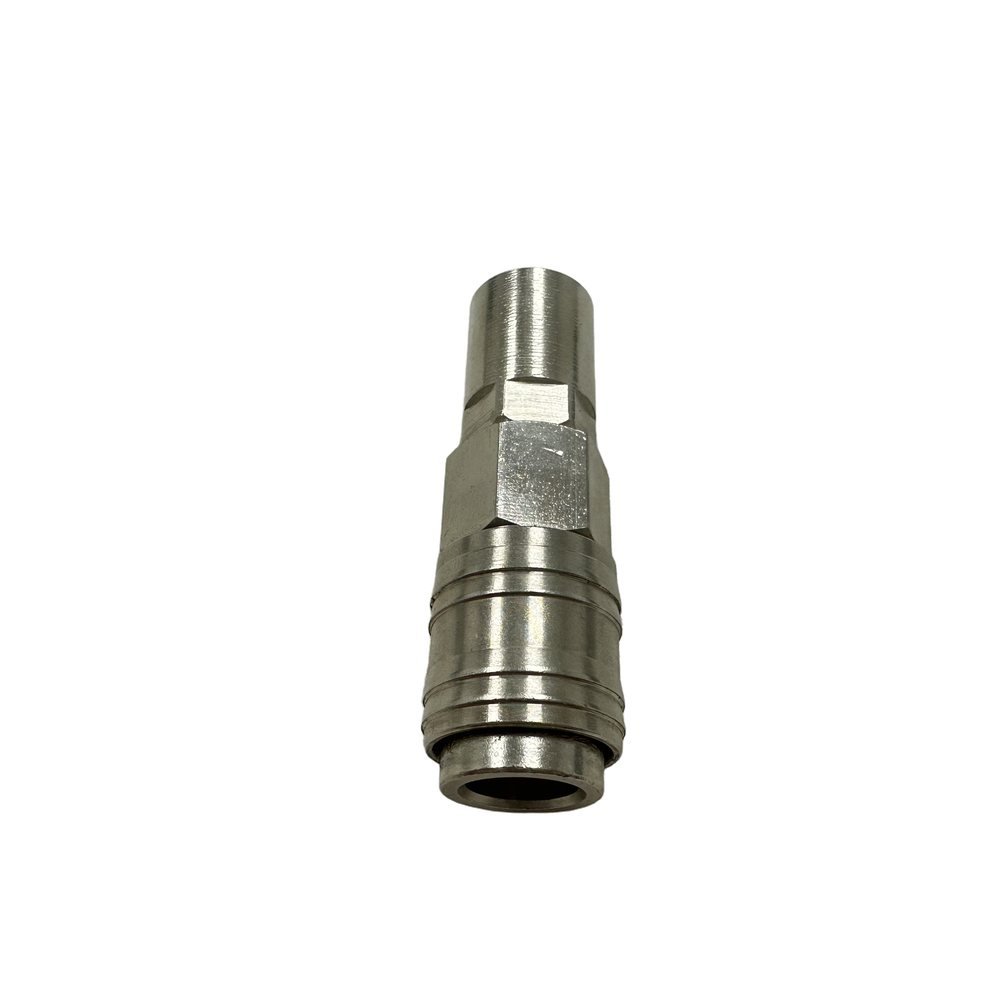 Euro Italian Universal 3 in 1 Air Quick Coupler Socket With Locking Nut Hose Clamp